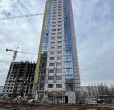 Ход строительства дома 30Б, секция 3 в ЖК Челны Сити -