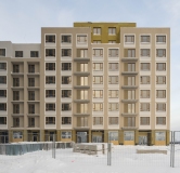 Ход строительства дома № 4, корпус 4 (ГП-10) в ЖК Октябрьский на Туре -