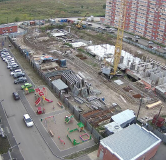Ход строительства дома №12, блок-секция 1-2 в ЖК в г. Сосновоборск, микрорайон 8, дом 12, блок-секция I-IV -