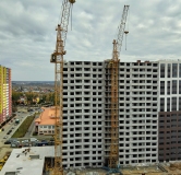 Ход строительства дома № 107, 2 секция в ЖК Боровое -