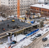 Ход строительства дома 54в в ЖК По ул. Куйбышева -