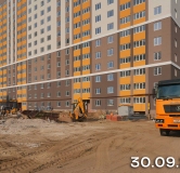 Ход строительства дома 9.1 в ЖК Видный -