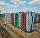 Ход строительства дома 20А в ЖК Вишневая Горка -