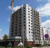 Ход строительства дома 24А в ЖК Южный -