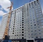 Ход строительства дома 1.1 в ЖК Чаадаев -