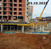 Ход строительства дома Литер 1, секция А в ЖК Космо -