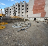 Ход строительства дома 2/3, секция А в ЖК Микрорайон №9 -