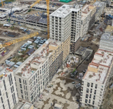 Ход строительства дома Литер 10 в ЖК Народные Кварталы -