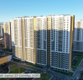 Ход строительства дома 405.1 в ЖК Шуваловский -