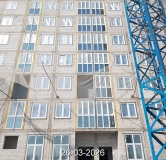 Ход строительства дома литер 12 в ЖК 8 Марта -