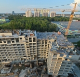 Ход строительства дома 1 в ЖК На турбинке -