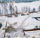 Ход строительства дома 6.4 в ЖК Живи в Рыбацком -