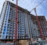 Ход строительства дома Литер 1.2 в ЖК Сан Хиллз Ольгинка (Sun Hills Olginka) -