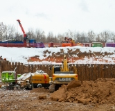 Ход строительства дома 1 в ЖК Малевич -