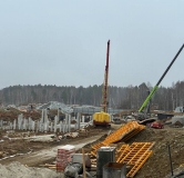 Ход строительства дома 1.3 в ЖК Прогресс Академический -