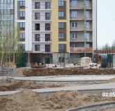Ход строительства дома 21 в ЖК Видный -