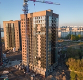 Ход строительства дома № 1 в ЖК Портовый -