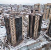 Ход строительства дома № 4 в ЖК Уютные дома на Взлётке -