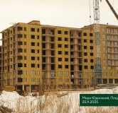 Ход строительства дома № 1.3 в ЖК Плодово-Ягодный -