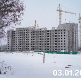 Ход строительства дома 22-12 в ЖК Романтики -