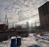 Ход строительства дома 3 в ЖК Аллея Парк -