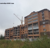 Ход строительства дома 88 в ЖК Весенний в мкр. 38 -