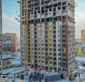 Ход строительства дома 39, секция С1, С7, С8 в ЖК Три Девятых -