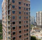 Ход строительства дома 1, секция 1 и 2 в ЖК Первый на Рябиновой -