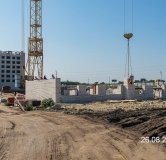 Ход строительства дома 3.5 в ЖК Кантри -