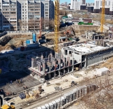 Ход строительства дома 4, корпус 5 в ЖК Страна.Прибрежная -