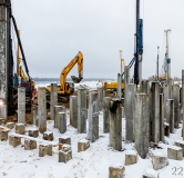 Ход строительства дома № 1 в ЖК GloraX Premium Гребной канал -