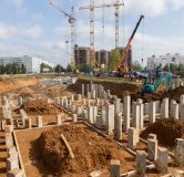 Ход строительства дома 1 в ЖК Калина -