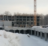 Ход строительства дома 1 в ЖК На турбинке -