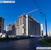 Ход строительства дома 9, корпус 2 в ЖК Цивилизация на Неве -