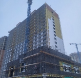 Ход строительства дома 1 в ЖК Аллея Парк -