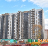 Ход строительства дома позиция 1 в ЖК Крымский квартал -