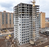 Ход строительства дома 3.2.2 в ЖК Остров на Норильской -