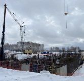 Ход строительства дома 1 в ЖК Сибирия -