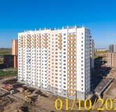 Ход строительства дома 11 в Микрорайон Нанжуль-Солнечный -