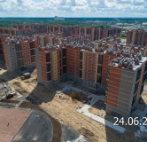 Ход строительства дома 34 в ЖК Новое Колпино -