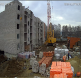 Ход строительства дома 2/3, секция Б в ЖК Микрорайон №9 -