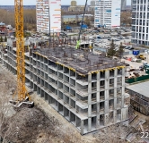 Ход строительства дома 13 (ГП-4) в Микрорайон Чемпионский -