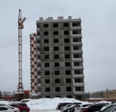 Ход строительства дома 5, 1 этап (ГП-20) в Микрорайон Комсомольский -