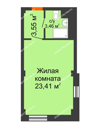 Студия 30,42 м² - Апарт-Отель Гордеевка
