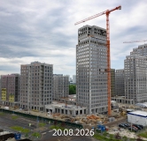 Ход строительства дома 4 к1, ГП-13 (2 этап) в ЖК Айвазовский (Айвазовский City) -