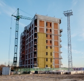 Ход строительства дома 1 в ЖК Окская Стрелка -