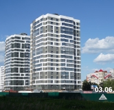 Ход строительства дома 70Б,  к с в ЖК Символ -