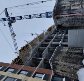 Ход строительства дома 17, секция 1 в ЖК Орловский -