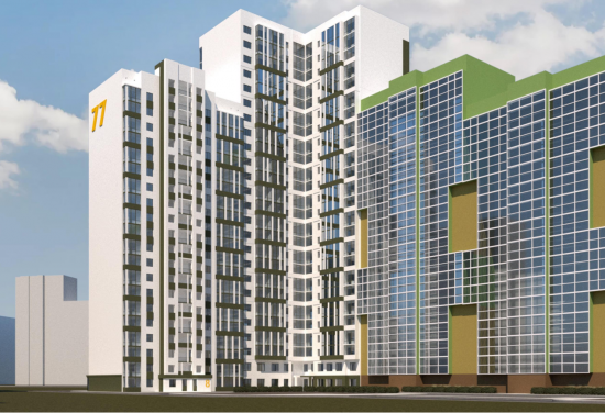 Дом 77, 2 этап в ЖК Академ Риверсайд (ACADEM Riverside)