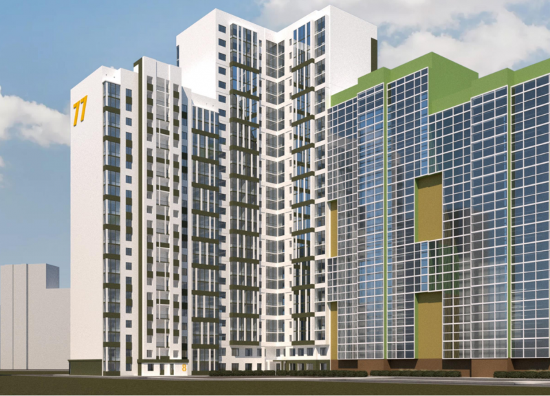 Дом 77, 2 этап в ЖК Академ Риверсайд (ACADEM Riverside) - фото 1